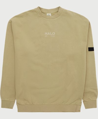 HALO Sweatshirts COTTON CREW 610329 Grøn